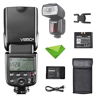 Amazon.com : Godox V850II V850 Flash for Sony Canon Nikon